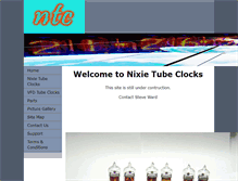 Tablet Screenshot of nixie-tube-clocks.com
